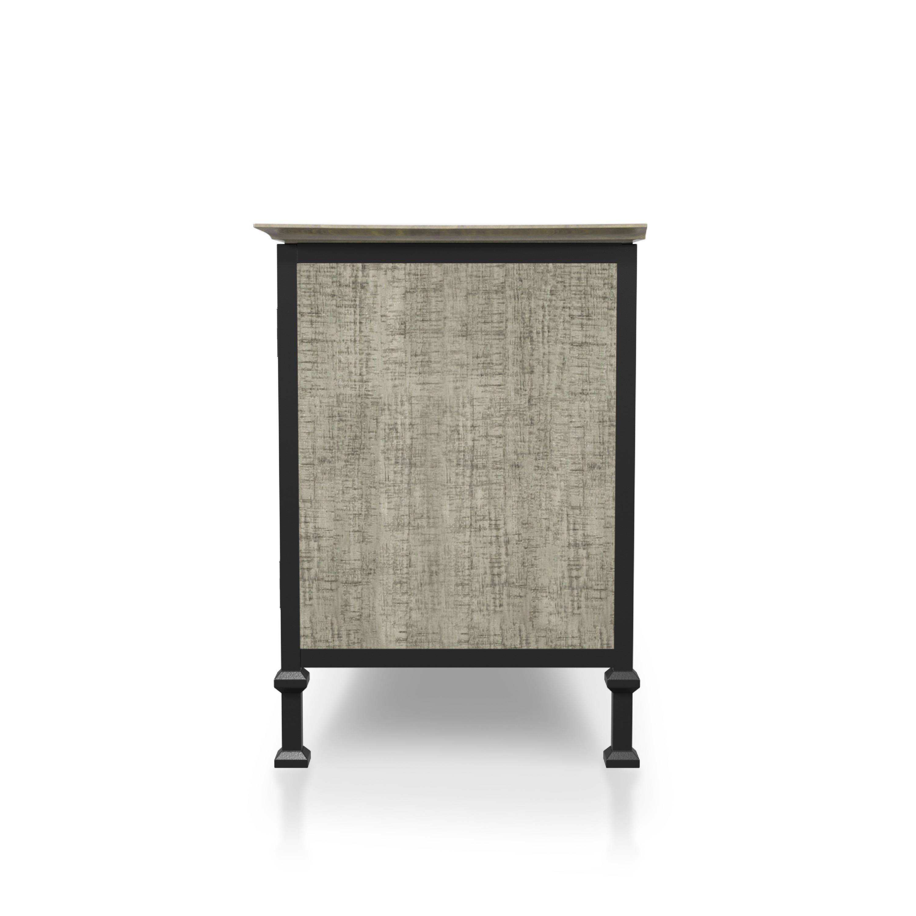 Ronda 6-Shelf 60-inch TV Stand in Gray
